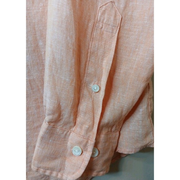 Brooks Brothers Mens Shirt Sz M Regent %100 Irish Linen Button Down Solid $148 - Picture 4 of 16